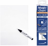 Magic chart notes Legamaster whiteboard 20x30 wit 25 Vel