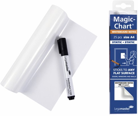 Magic chart notes Legamaster whiteboard 20x30 wit 25 Vel-3