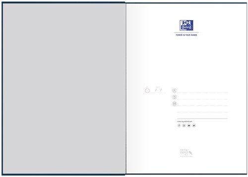 Notitieboek Oxford Office Essentials A4 lijn zw 1 Stuk-2