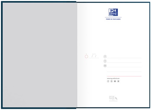Notitieboek Oxford Office Essentials A5 lijn zw 1 Stuk-2