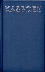 Kasboek 103x165mm 192blz 1 kolom blauw 1 Stuk