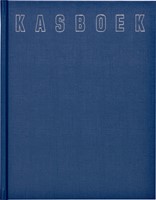 Kasboek 165x210mm 192blz 1 kolom blauw 1 Stuk
