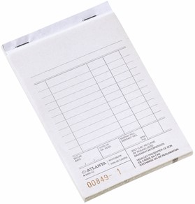 Kassablok Djois kopie 50x2vel houtvrij wt 1 Stuk