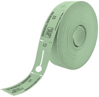 Garderobebon Combicraft nr 1 tm 500 groen 500st 500 Stuk