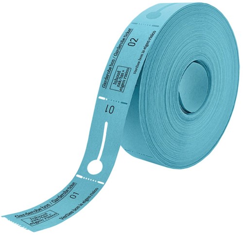Garderobebon Combicraft nr 1 tm 500 blauw 500st 500 Stuk