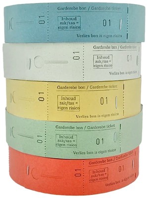 Garderobebon Combicraft nr 1 tm 500 blauw 500st 500 Stuk-2