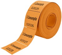 Consumptiebon Combicraft 1 2 oranje 500st 5 Stuk