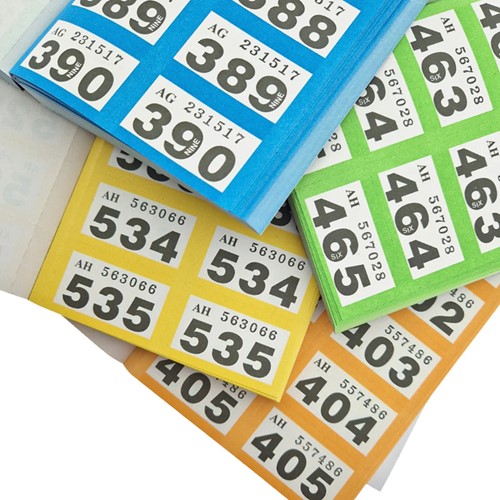 Nummerblok Combicraft 1 1000 assorti 6 stuks 6 Stuk-1