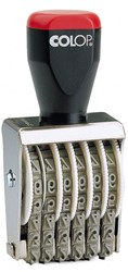 Cijferbandstempel Colop 09006 6 cijfers, 9 mm 1 STUK