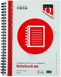 Collegeblok Quantore A5 lijn 17-gaats 80vel 70gr 1 Stuk