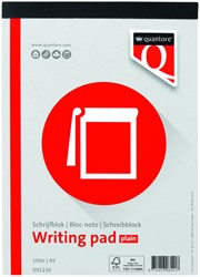 Schrijfblok Quantore A5 blanco 100vel 60 gr 1 Stuk