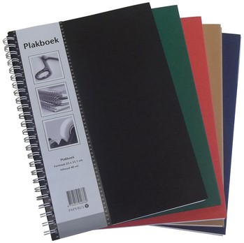 Plakboek Papyrus 330x230mm 40 vel assorti 1 Stuk