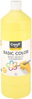 Plakkaatverf Creall basic lichtgeel 1000ml 1000 Milliliter