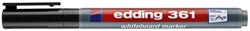 Whiteboardmarker edding 361 rond 1mm zwart 1 Stuk