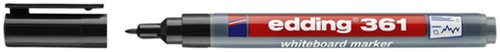 Whiteboardmarker edding 361 rond 1mm zwart 1 Stuk-2