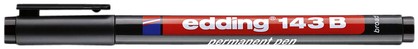Viltstift edding 143 schuin 1-3mm zwart 1 Stuk-2