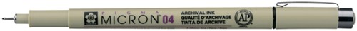 Fineliner Sakura Pigma Micron 04 0.4mm zwart 1 Stuk-2