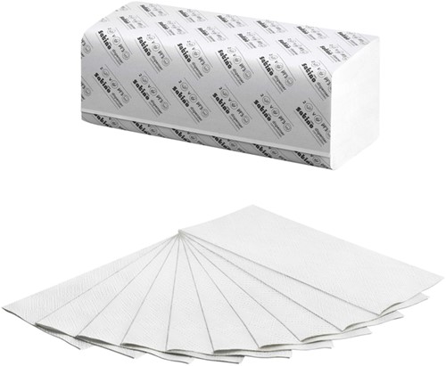 Handdoek Satino PT3 Comfort 2laags 250x230mm wit 20 pak-2