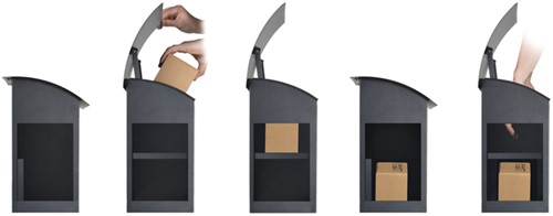 Pakketbrievenbus Malmo postpakketten 1 Stuk-2