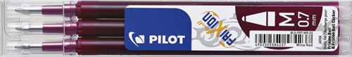 Rollerpenvulling PILOT friXion BLS-FR7 M wijnrood 3 Stuk