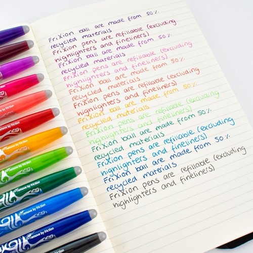 Rollerpen PILOT friXion BL-FR7 M Set2Go fun ass 4 Stuk-3