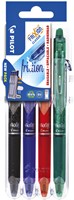 Rollerpen PILOT friXion clicker M Set2Go assorti 4 Stuk