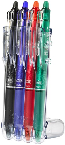 Rollerpen PILOT friXion clicker M Set2Go assorti 4 Stuk-2