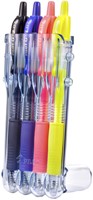 Gelschrijver PILOT clicker Set2Go M neon assorti 4 Stuk-2