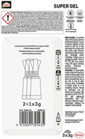Secondelijm Pattex super gel 3gr blister 2+1 3 Stuk-3