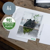 Insteekmap L-model Leitz Recycle A4 0.10mm PP transparant  25 stuks-1