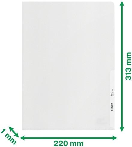 L-map Leitz Recycle PP A4 transparant 25st 25 Stuk-5