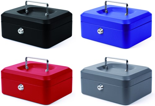 Geldkist Quantore 200x160x90mm grijs 1 Stuk-3