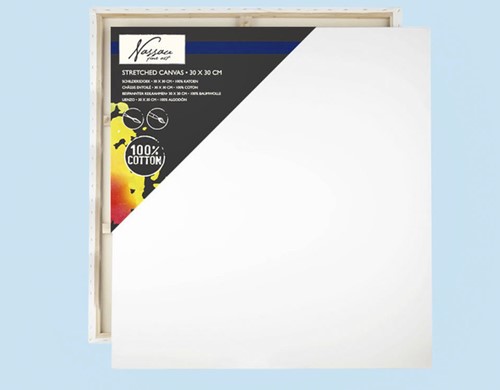 Canvas Nassau fine art 30x30cm 100 procent katoen 1 Stuk