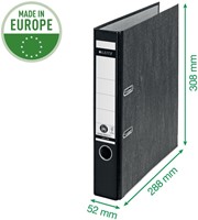 Ordner Leitz 1050 180° 50mm karton A4 zwart 1 Stuk-5