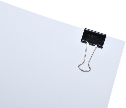 Papierklem MAUL foldback 25mm zwart 12st 12 Stuk-3