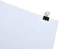 Papierklem MAUL 215 foldback 13mm zwart 12st 12 Stuk-2