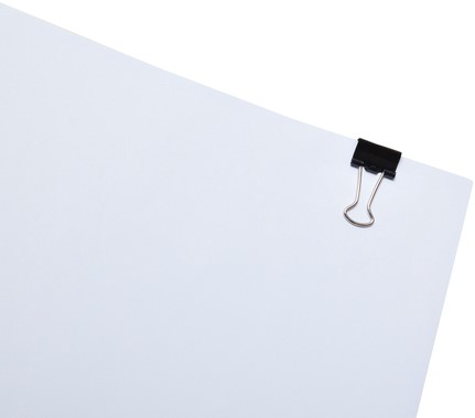 Papierklem MAUL 215 foldback 13mm zwart 12st 12 Stuk-3