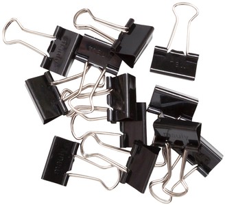 Papierklem MAUL 215 foldback 16mm zwart 12st 12 Stuk-4