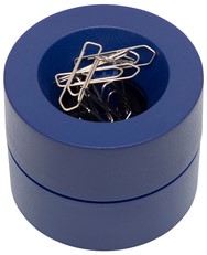 Papercliphouder MAUL Pro magnetisch Ø73x60mm blauw-2