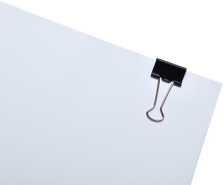 Papierklem MAUL foldback 215 19mm zwart 12 stuks 12 Stuk-3