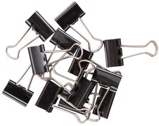 Papierklem MAUL foldback 215 19mm zwart 12 stuks 12 Stuk-4