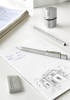 Puntenslijper Faber-Castell trio grip 2001 zilver 1 Stuk-4