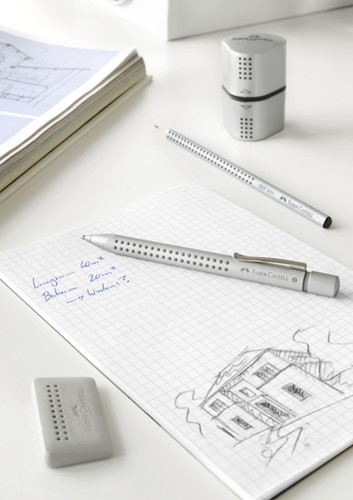 Puntenslijper Faber-Castell trio grip 2001 zilver 1 Stuk-13
