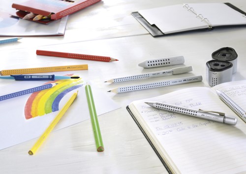 Puntenslijper Faber-Castell trio grip 2001 zilver 1 Stuk-14