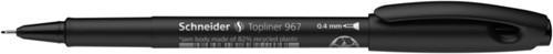 Fineliner Schneider 967 0.4mm zwart 1 Stuk