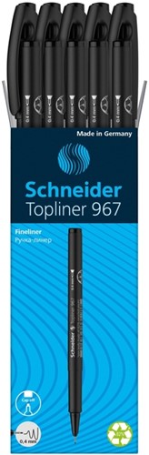 Fineliner Schneider 967 0.4mm zwart 1 Stuk-2
