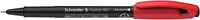 Fineliner Schneider 967 0.4mm rood 1 Stuk