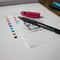 Fineliner Schneider 967 0.4mm rood 1 Stuk-4