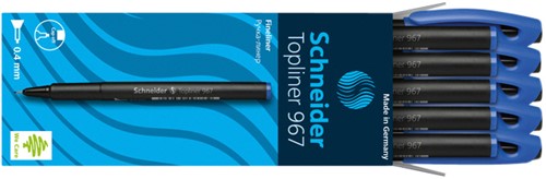 Fineliner Schneider 967 0.4mm blauw 1 Stuk-2