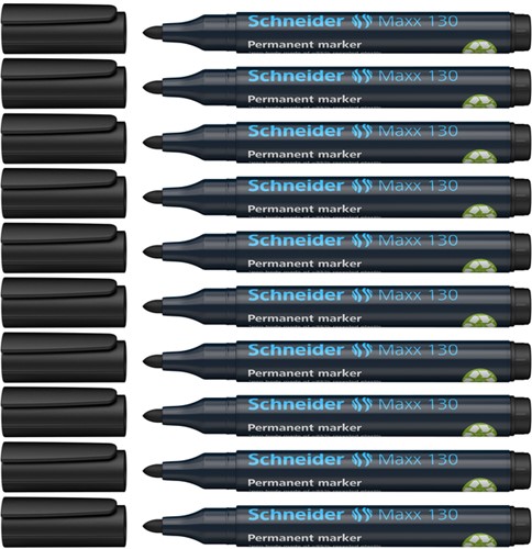 Viltstift Schneider Maxx 130 rond 1-3mm zwart 1 Stuk-1